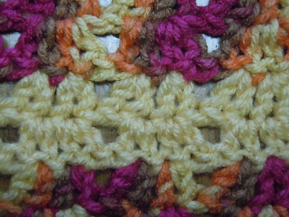 twin v crochet stitch